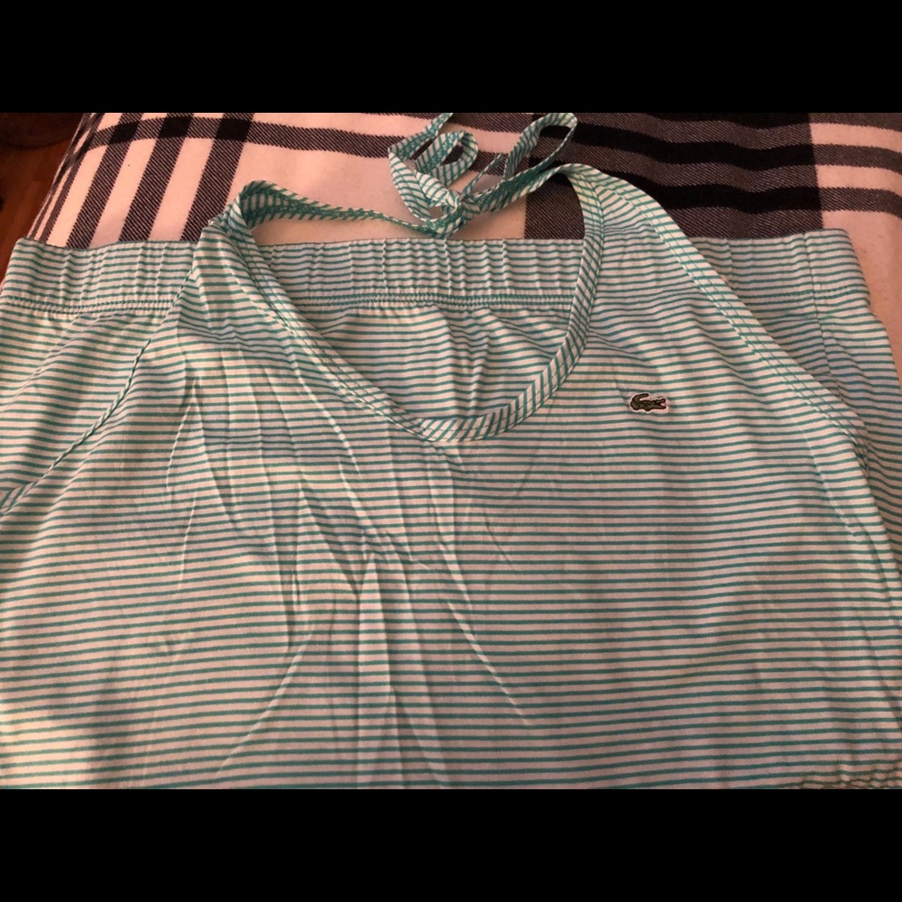 Lacoste halter tank top